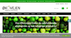 Desktop Screenshot of oekovejen.dk