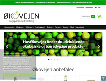 Tablet Screenshot of oekovejen.dk